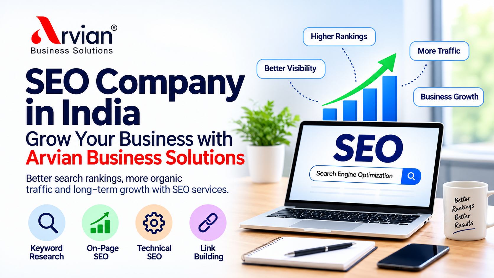 How SEO Company in India Helps Businesses Build a Strong Online Presence