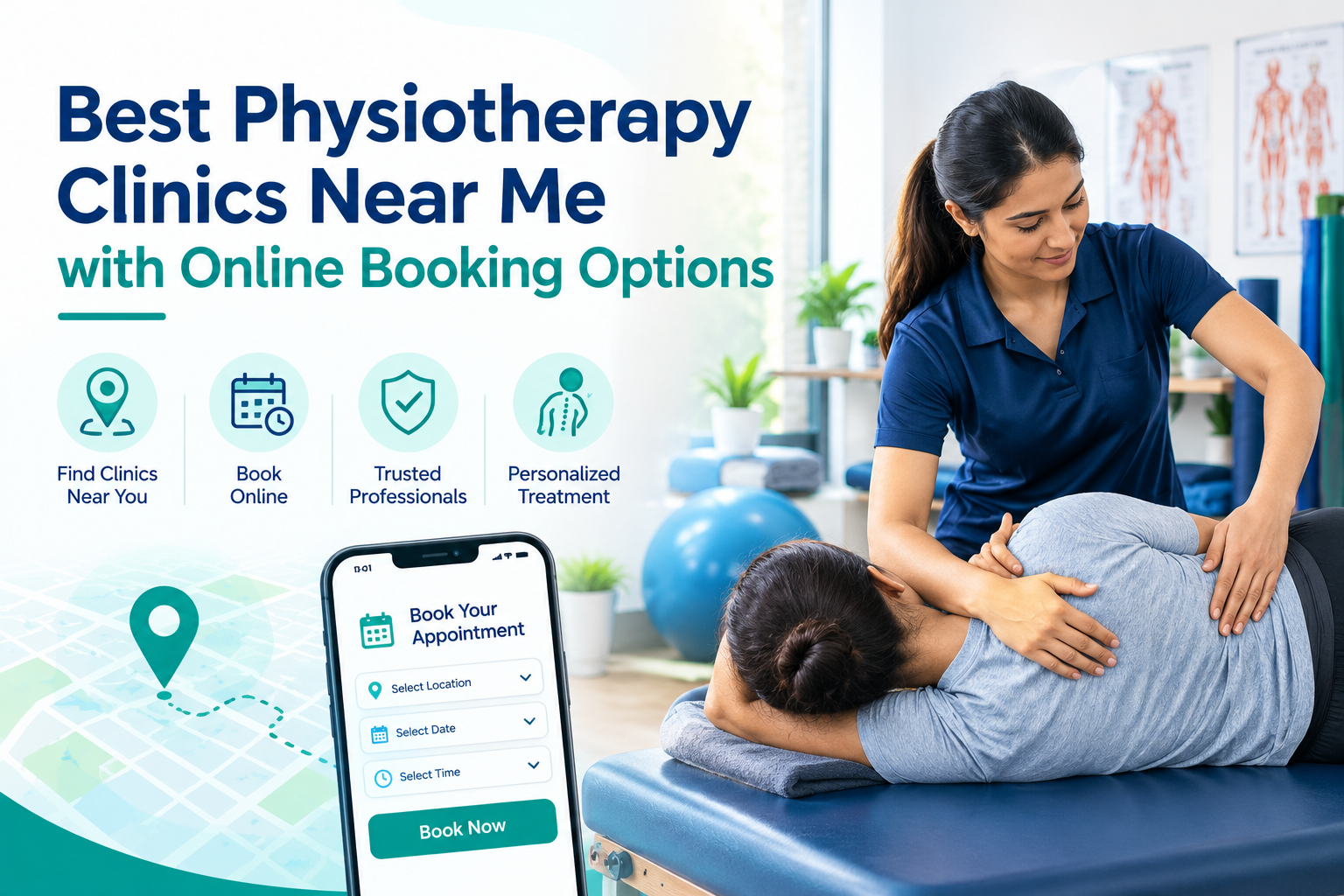 Best Physiotherapy Clinics Near Me with Online Booking Options