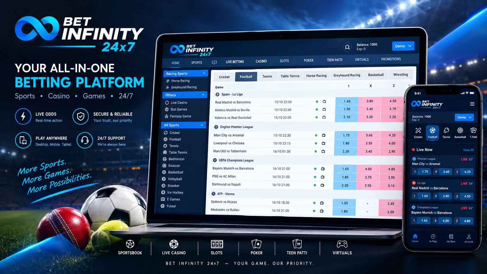 Sports Exchange Data & Live Odds | Diamond & Betfair Data