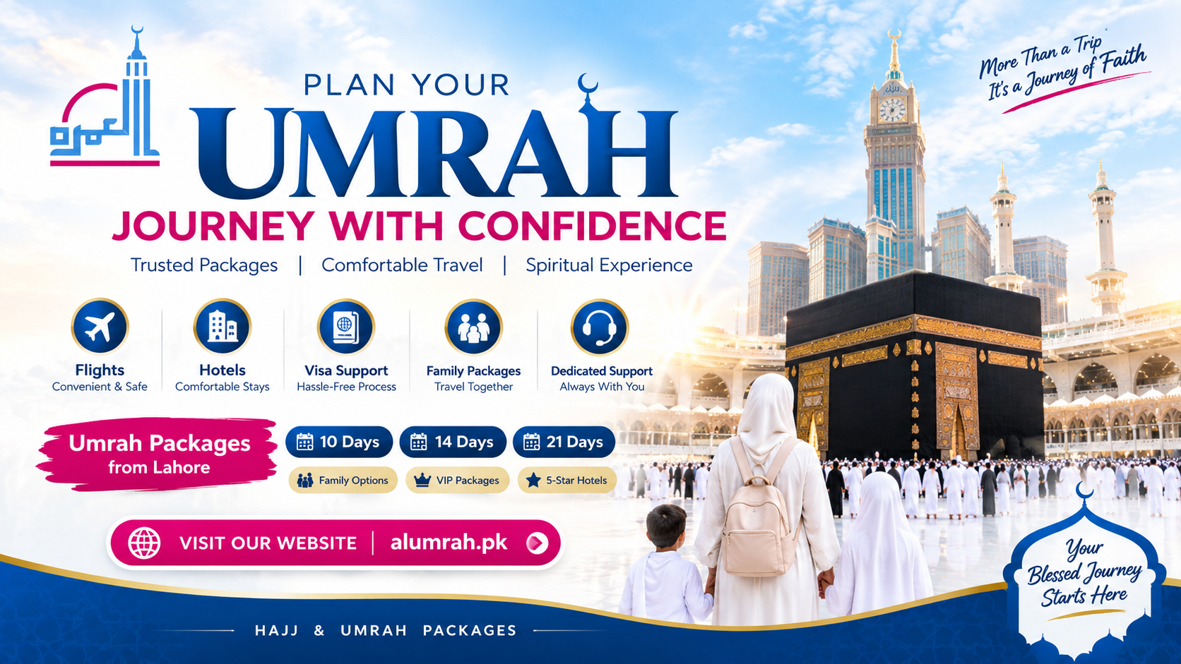 Umrah Company in Lahore – Book Your Package in Advance