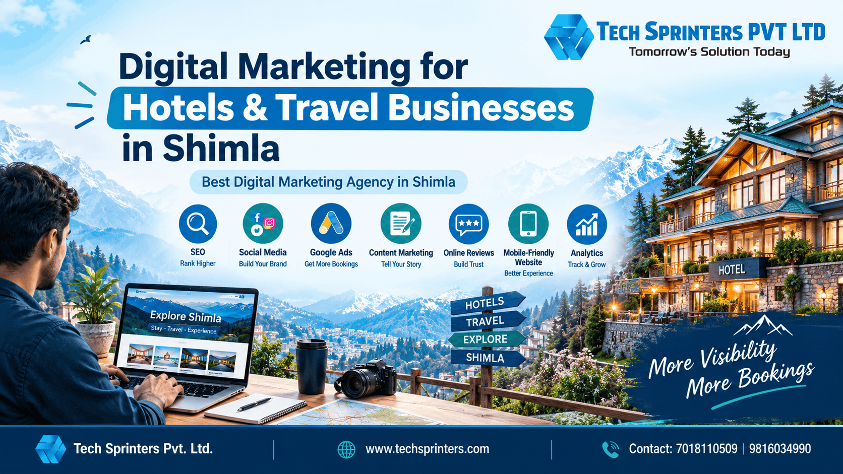 How Digital Marketing Can Help Hotels and Travel Businesses in Shimla
