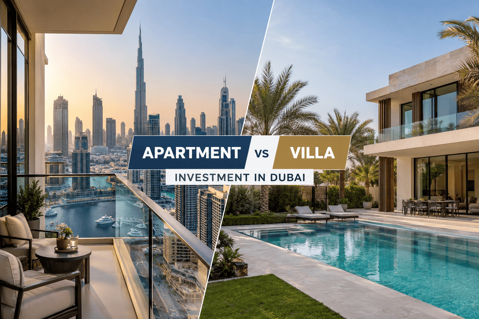 Apartment vs Villa Investment in Dubai